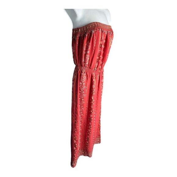 JOIE Silk Long Dress Salmon Color Sleeveless 
Size: S Long Summer - Picture 10 of 14